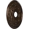 Ekena Millwork Baltimore PVC Medallion (Canopies up to 7 3/4"), 19"OD x 3 1/2"ID x 1"P, Metallic Mystic Brown CMP19BAAMB - alternate 4